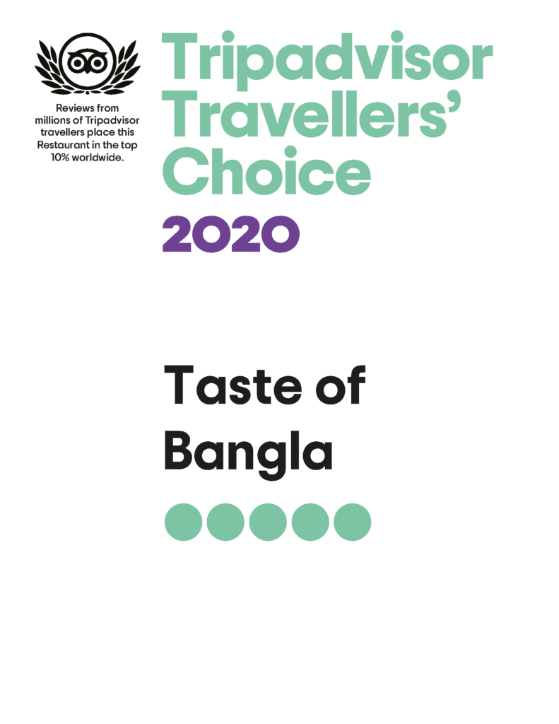 Taste of Bangla traveller's choice 2020